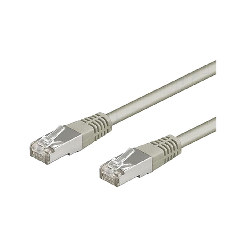 Patch cord; SF/UTP; 5e; litat; CCA; PVC; gri; 0,25m; 26AWG Patch cord; SF/UTP; 5e; litat; CCA; PVC; gri; 0,25m; 26AWG