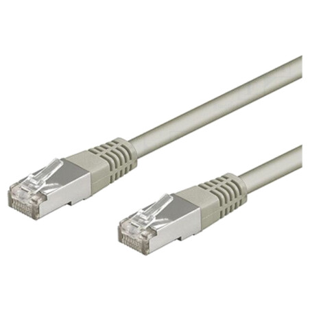 Patch cord; SF/UTP; 5e; litat; CCA; PVC; gri; 0,25m; 26AWG