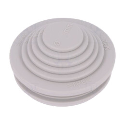 Manşon; elastomer termoplastic TPE; gri; Gros.panou: 1,5÷4,5mm