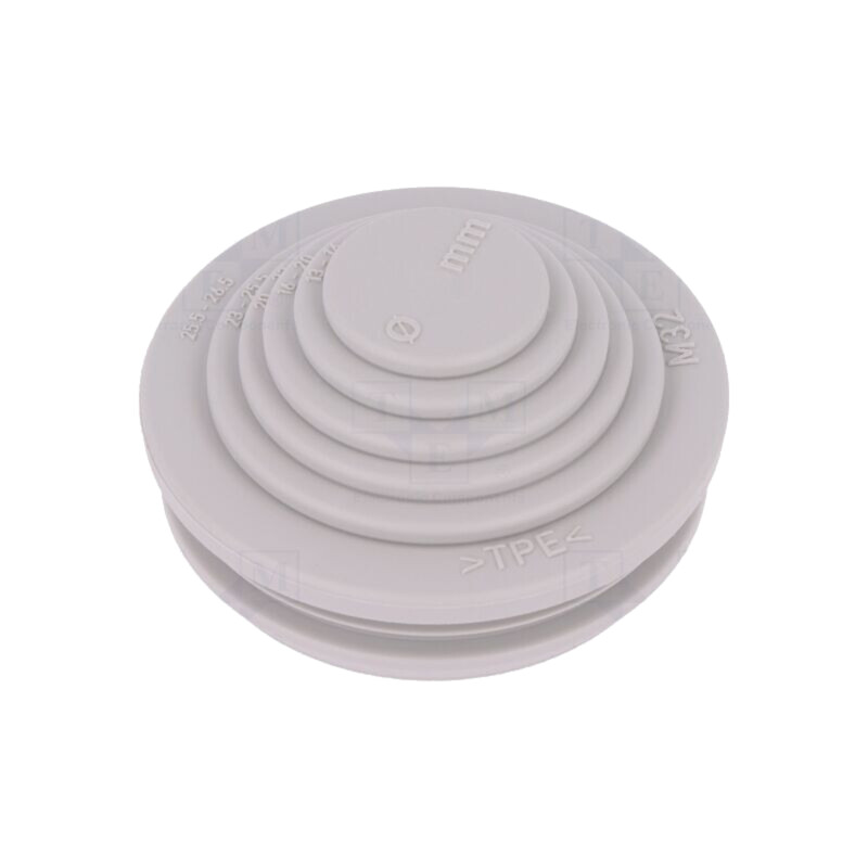 Manşon; elastomer termoplastic TPE; gri; Gros.panou: 1,5÷4,5mm Manşon; elastomer termoplastic TPE; gri; Gros.panou: 1,5÷4,5mm