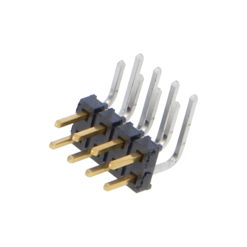 Conector: şiruri pini; tată; PIN: 8; 2mm; aurit; THT; şir pini Conector: şiruri pini; tată; PIN: 8; 2mm; aurit; THT; şir pini
