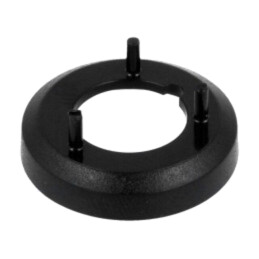 Capac piuliţă; ABS; neagră; fixare prin apăsare; Ø: 19,3mm