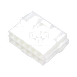 Conector: cablu-cablu; mufă; tată; PIN: 12; fără contacte; pe cablu