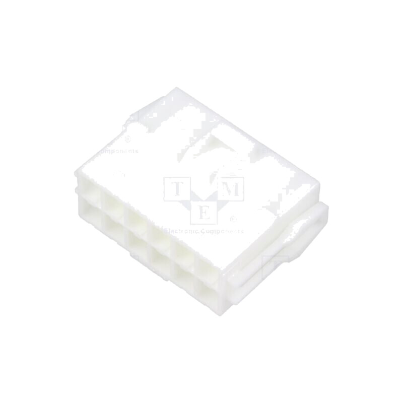 Conector: cablu-cablu; mufă; tată; PIN: 12; fără contacte; pe cablu