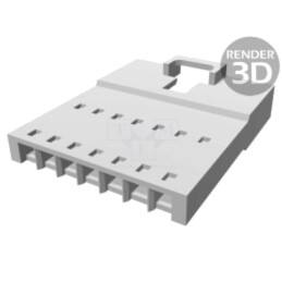 Conector: cablu-cablu; mufă; tată; SL; 2,54mm; PIN: 7; fără contacte