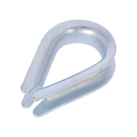 Cârlig de fixare pt.cablu; oţel; pt cabluri; Øliny: 14mm; zinc