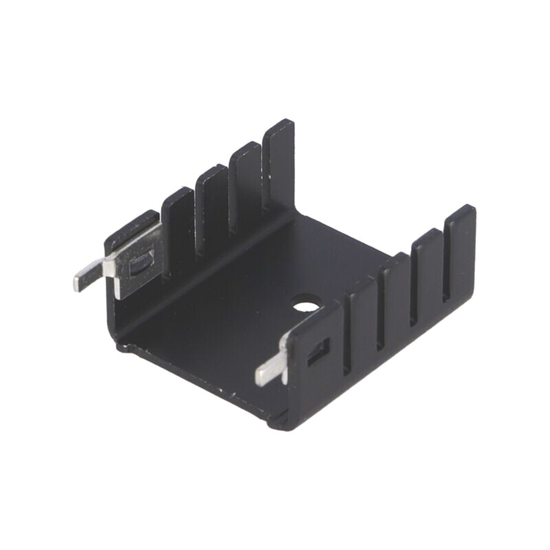 Radiator: presat; U; TO220; neagră; W: 25,4mm; H: 12,7mm; 13K/W Radiator: presat; U; TO220; neagră; W: 25,4mm; H: 12,7mm; 13K/W