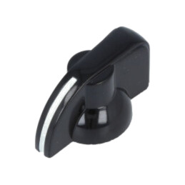 Buton rotativ; cu indicator; Ø19x17mm; prindere prin înşurubare