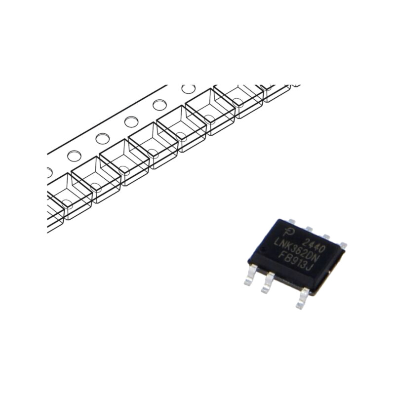 IC: PMIC; AC/DC switcher,controler SMPS; Uintr: 85÷265V; SO-8C