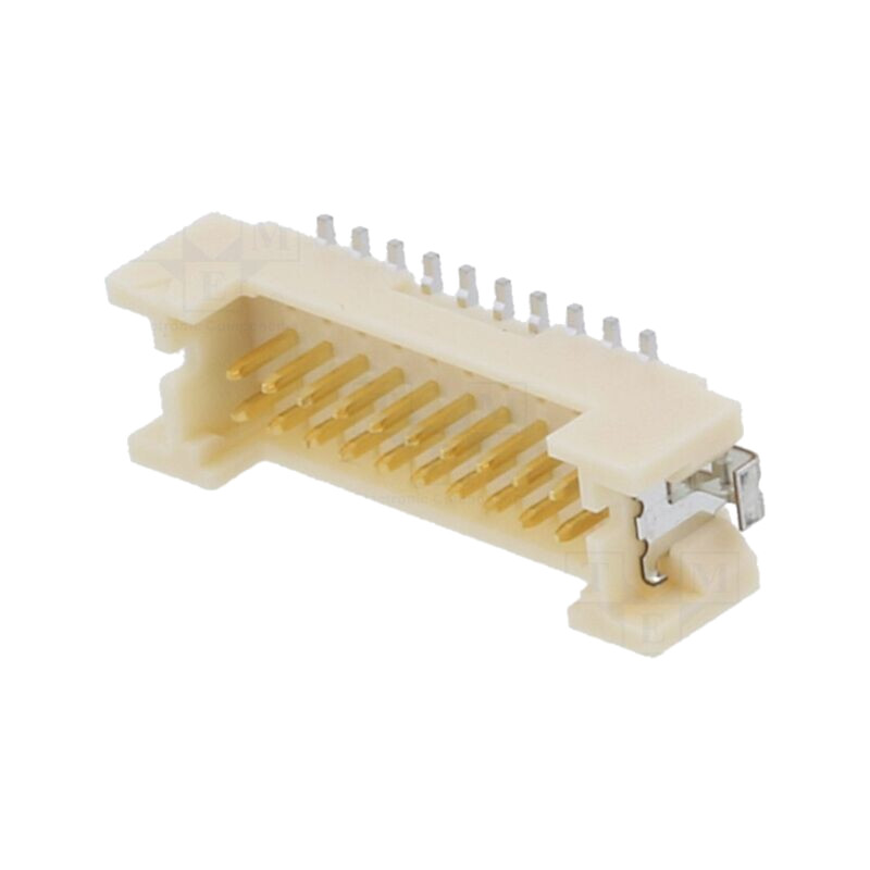 Conector: cablu-placă; soclu; tată; DF13; 1,25mm; PIN: 20; SMT Conector: cablu-placă; soclu; tată; DF13; 1,25mm; PIN: 20; SMT