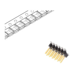 Conector: şiruri pini; şir pini; Minitek127®; tată; PIN: 12; 1,27mm