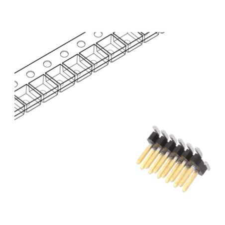 Conector: şiruri pini; şir pini; Minitek127®; tată; PIN: 12; 1,27mm