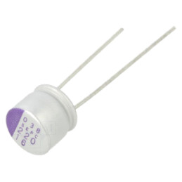 Condensator: polimeric; 220uF; 16VDC; SEPC; THT; ±20%; -55÷105°C