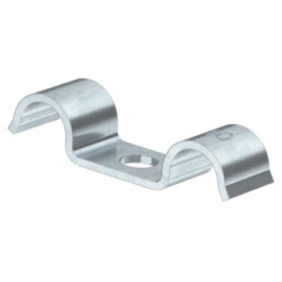 Clemă montată cu şurub; Øbuclă: 25mm; Øorif.mont: 6mm; W: 14mm