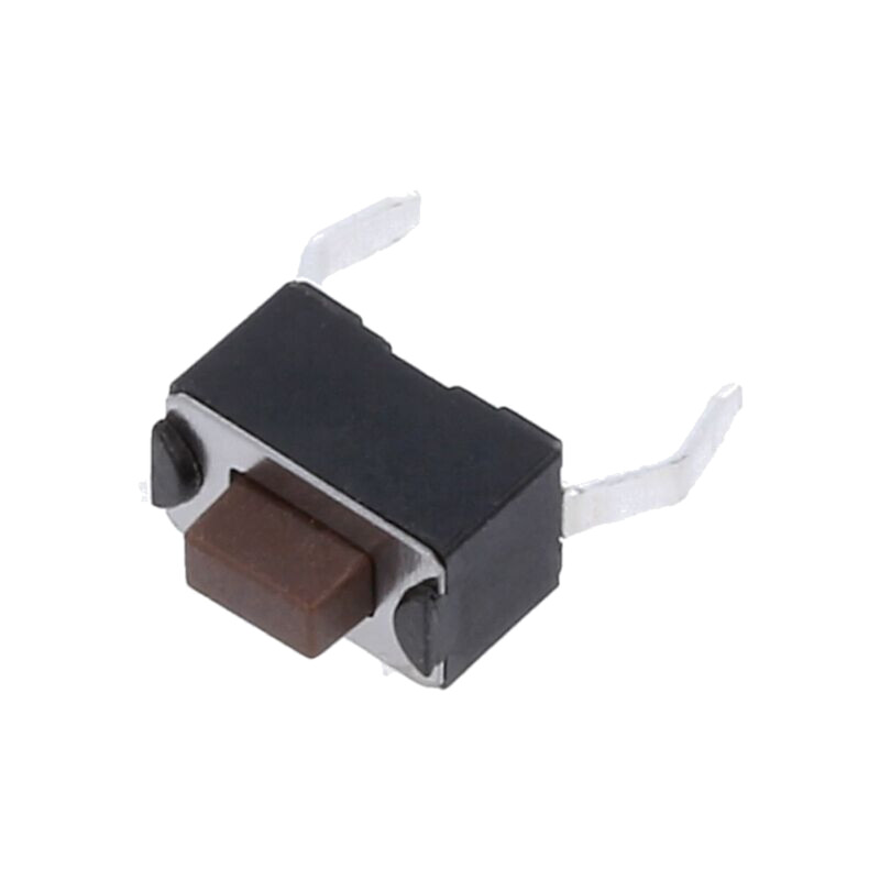 Microîntrerupător TACT; SPST-NO; Poz: 2; 0,05A/12VDC; PCB,THT Microîntrerupător TACT; SPST-NO; Poz: 2; 0,05A/12VDC; PCB,THT