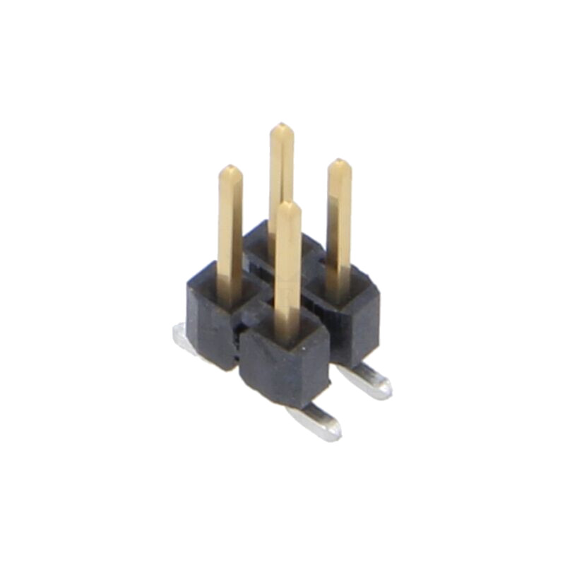 Conector: şiruri pini; tată; PIN: 4; 2,54mm; aurit; SMT; şir pini Conector: şiruri pini; tată; PIN: 4; 2,54mm; aurit; SMT; şir pini
