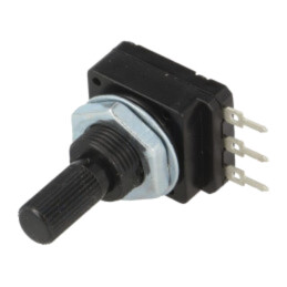 Potenţiometru: axial; singură tură; 100kΩ; 60mW; PCB; 6mm; plastic