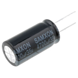 Condensator: electrolitic; THT; 4700uF; 35VDC; Ø18x35mm; ±20%