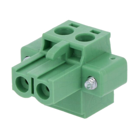 Regletă de conexiuni deconectabilă; 5mm; piste: 2; drept; mufă