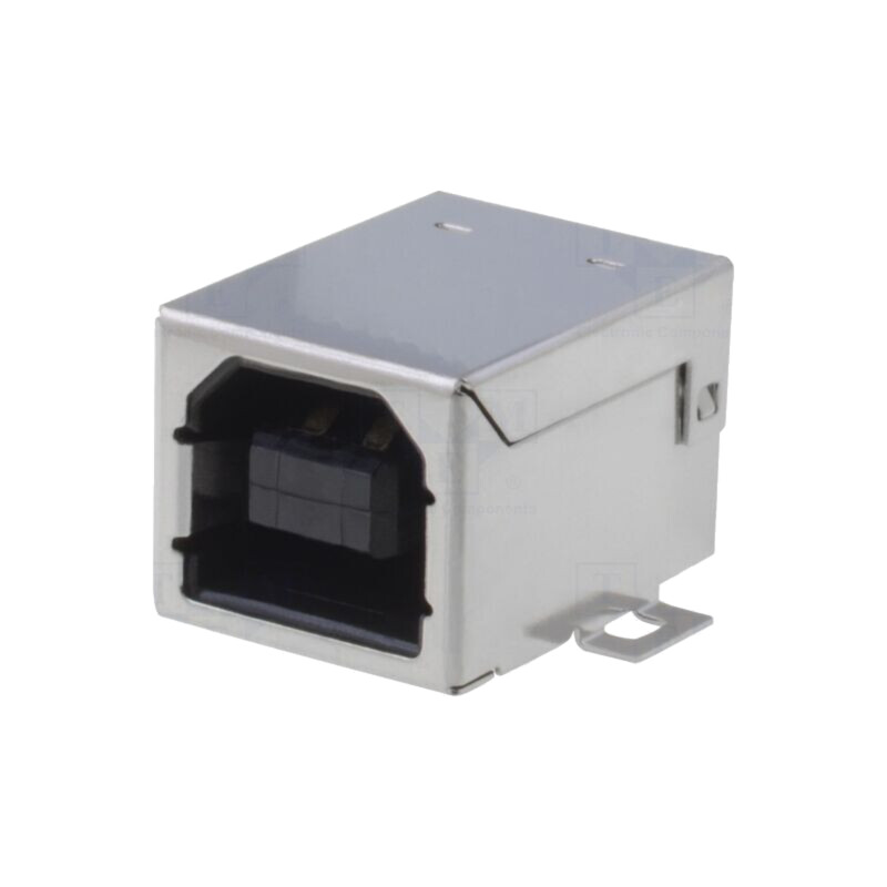 Conector: USB B; soclu; SMT; orizontală; USB 2.0; aurit Conector: USB B; soclu; SMT; orizontală; USB 2.0; aurit