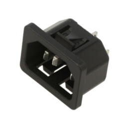 Conector: alimentare AC; soclu; tată; 10A; 250VAC; IEC 60320