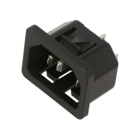 Conector: alimentare AC; soclu; tată; 10A; 250VAC; IEC 60320