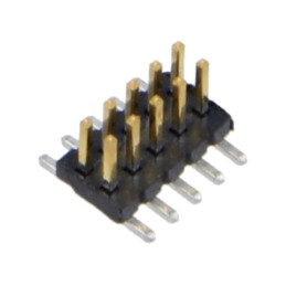 Conector: şiruri pini; tată; PIN: 10; 1,27mm; gold flash; SMT; soclu