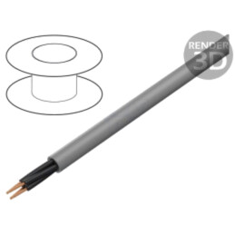 Cablu; ÖLFLEX® SMART 108; 4x0,5mm2; neecranat; 300V,500V; Cu; gri