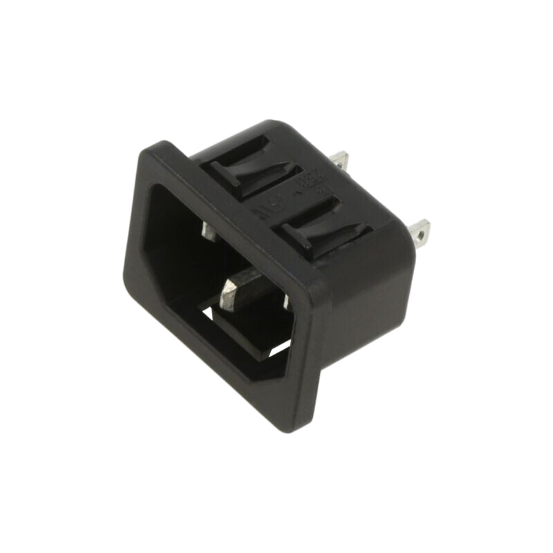 Conector: alimentare AC; soclu; tată; 10A; 250VAC; IEC 60320 Conector: alimentare AC; soclu; tată; 10A; 250VAC; IEC 60320