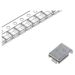 Siguranţă: polimerică PTC; 300mA; 60VDC; PCB,SMT; 6,73x5,44mm