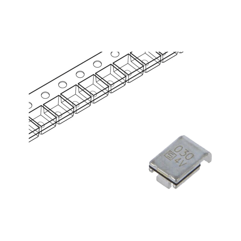 Siguranţă: polimerică PTC; 300mA; 60VDC; PCB,SMT; 6,73x5,44mm Siguranţă: polimerică PTC; 300mA; 60VDC; PCB,SMT; 6,73x5,44mm