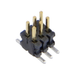 Conector: şiruri pini; tată; PIN: 6; 1,27mm; gold flash; SMT; soclu