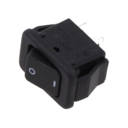 ROCKER; SPST-NO; Poz: 2; OFF-ON; 3A/250VAC; fără; PR; 0÷65°C