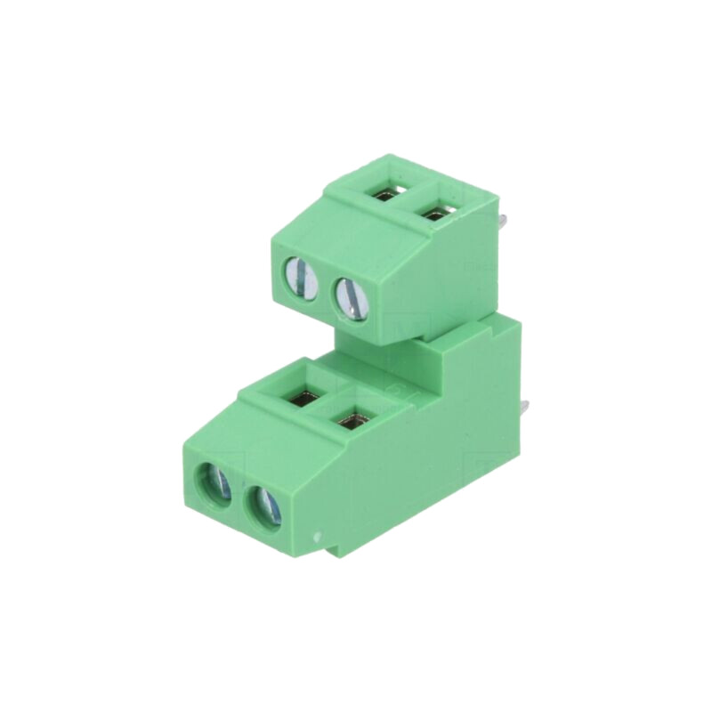 Regletă de conexiuni pt.PCB; în unghi 90°; 3,81mm; piste: 4; 12A Regletă de conexiuni pt.PCB; în unghi 90°; 3,81mm; piste: 4; 12A