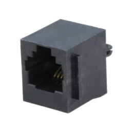 Conector: RJ12; soclu; PIN: 6; Cat: 5; Dispunere: 6p6c; THT; drept