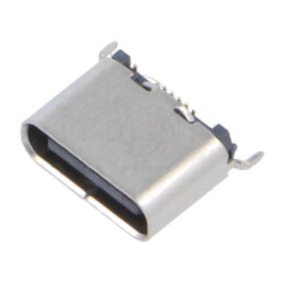 Conector: USB C; soclu; SMT; PIN: 16; verticală; top board mount