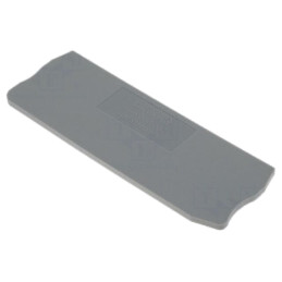 Placă extremitate; gri; Lăţ: 2,2mm; Înălţ: 36,5mm; L: 84mm