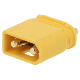 Conector: alimentare DC; soclu; XT30; tată; PIN: 2; pentru PCB; THT