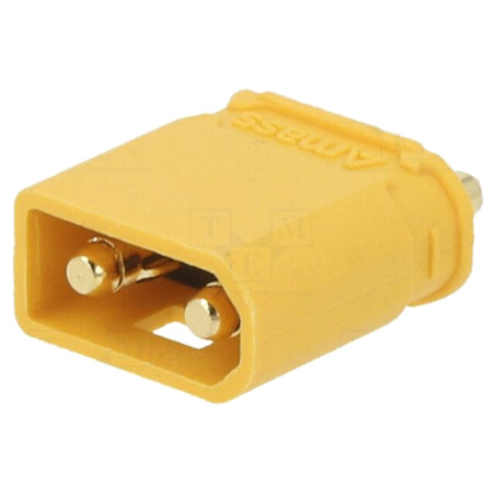 Conector: alimentare DC; soclu; XT30; tată; PIN: 2; pentru PCB; THT
