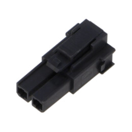 Conector: cablu-cablu; Mega-Fit; PIN: 2; drept; -40÷105°C; UL94V-0