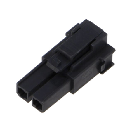 Conector: cablu-cablu; Mega-Fit; PIN: 2; drept; -40÷105°C; UL94V-0