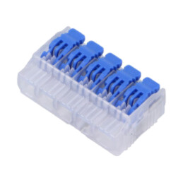 Cu eliberare rapidă; bornă cu arc; 0,14÷4mm2; 600V; 32A; pe cablu