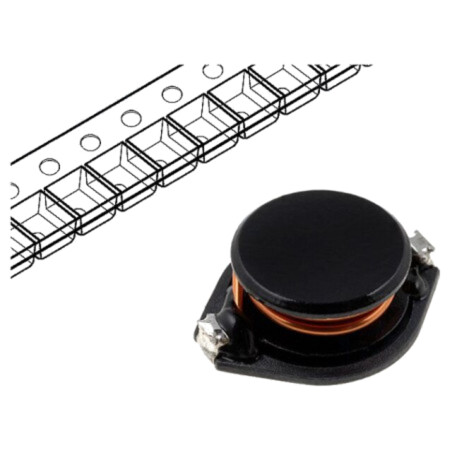 Inductor: fir; SMD; 68uH; Ilucru: 2,3A; 0,13Ω; Isat: 3,5A; B: 15,24mm