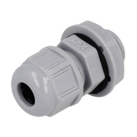 Garnitură de etanşare; PG7; IP68; poliamidă; gri închis; UL94V-2