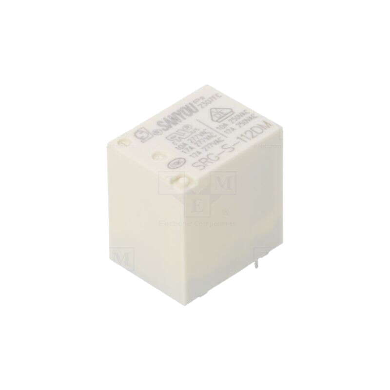 Releu: electromagnetic; SPST-NO; Ubobină: 12VDC; 17A/250VAC; SRG Releu: electromagnetic; SPST-NO; Ubobină: 12VDC; 17A/250VAC; SRG