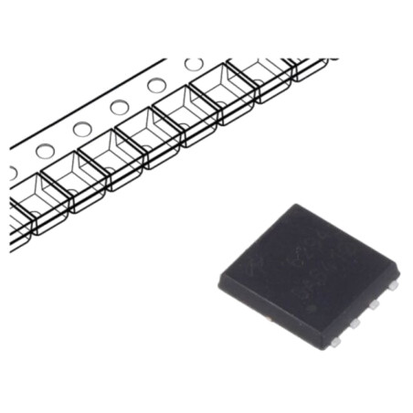 Tranzistor: N-MOSFET; unipolar; 100V; 33A; 57W; DFN5x6
