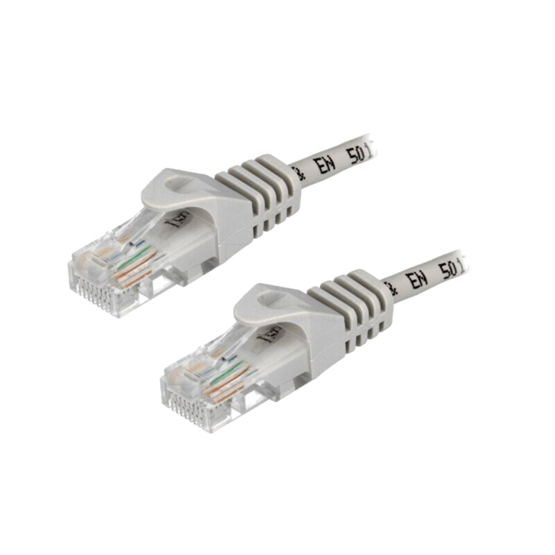 Patch cord; U/UTP; 5e; CCA; gri; 0,5m; RJ45 mufă,din ambele părţi