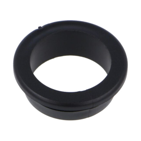 Manşon; Øorif.mont: 22mm; Øorif: 18mm; neagră; Gros.panou: max.2mm