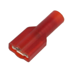 Terminal: plat; 6,4mm; 0,8mm; mamă; crimpat; pe cablu; izolată