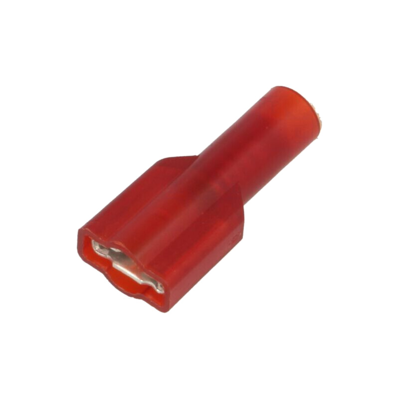 Terminal: plat; 6,4mm; 0,8mm; mamă; crimpat; pe cablu; izolată Terminal: plat; 6,4mm; 0,8mm; mamă; crimpat; pe cablu; izolată